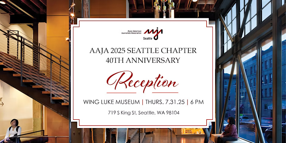 RSVP for AAJA Seattle’s 40th anniversary party, sign up to volunteer at convention￼